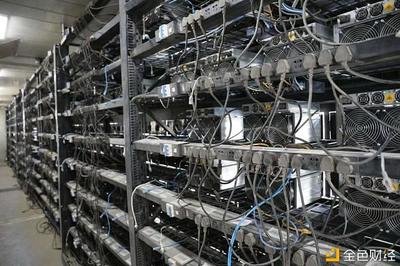 A large-scale mining farm using various ASIC miners